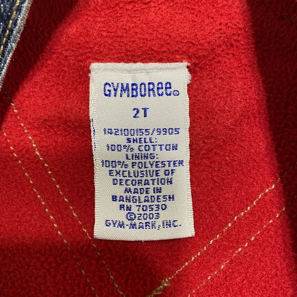 Gymboree Vintage Overalls Boys 2T  Blue Denim‎ Toddler